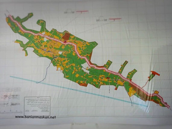 نقشه طرح هادی روستاهای مازندران